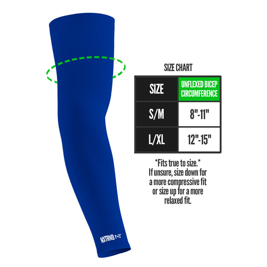 NXTRND AirTek™ Arm Sleeves Blue (1 Pair)