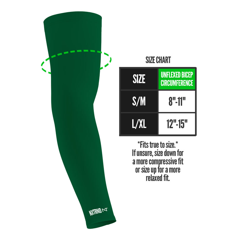 Load image into Gallery viewer, NXTRND AirTek™ Arm Sleeves Dark Green (1 Pair)
