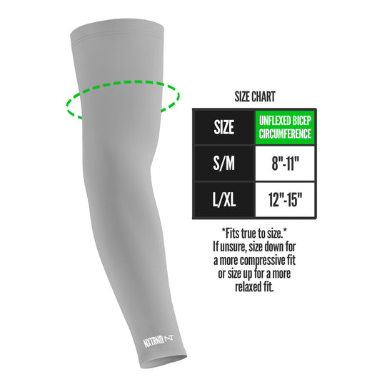 NXTRND AirTek™ Arm Sleeves Grey (1 Pair)