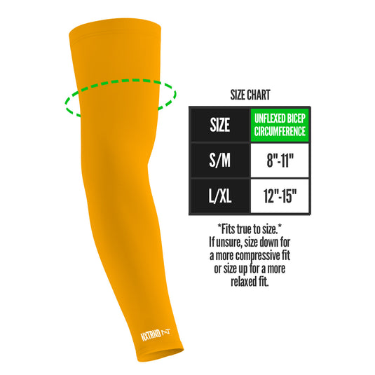 NXTRND AirTek™ Arm Sleeves Yellow (1 Pair)