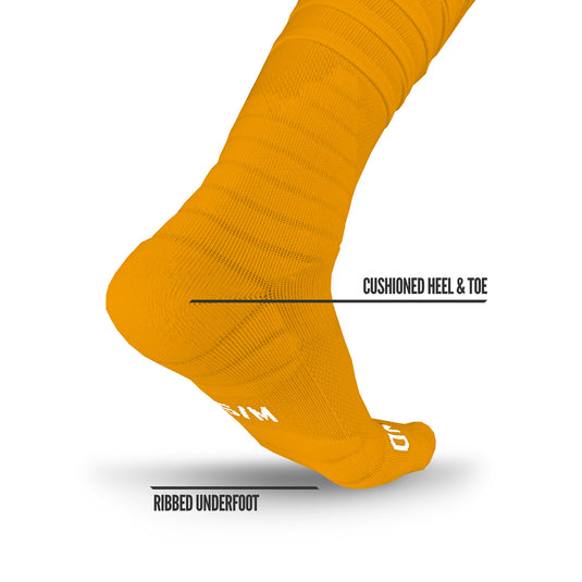 NXTRND XTD™ Scrunch Football Socks Yellow
