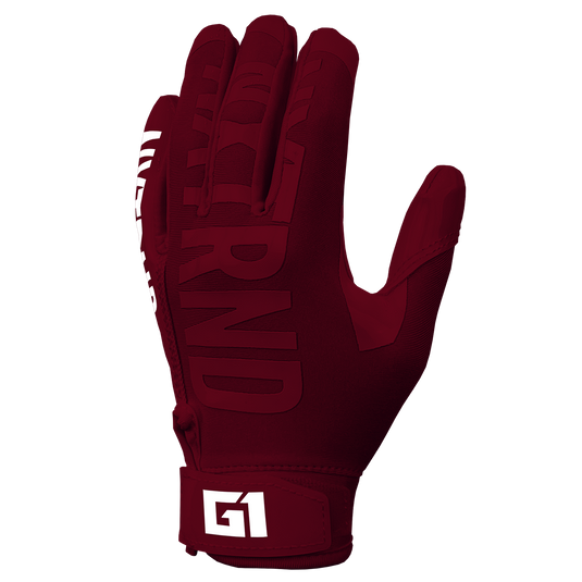 NXTRND G1™ Football Gloves Maroon